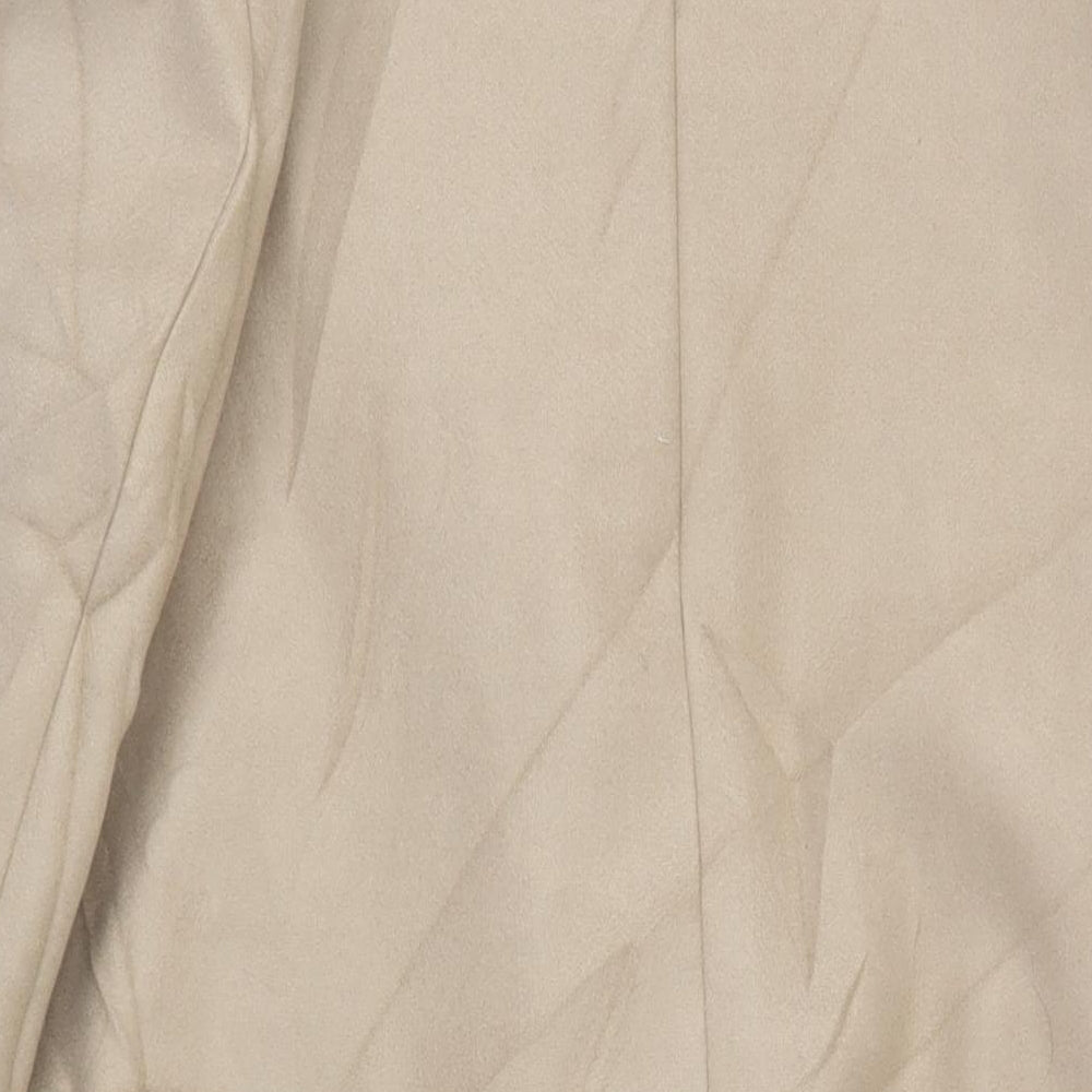 Womens UK Size 14 Marks and Spencer Beige Overcoat