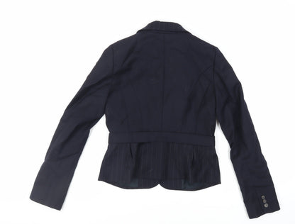 N.W.3 Womens Blue Jacket Blazer Size 8 Button