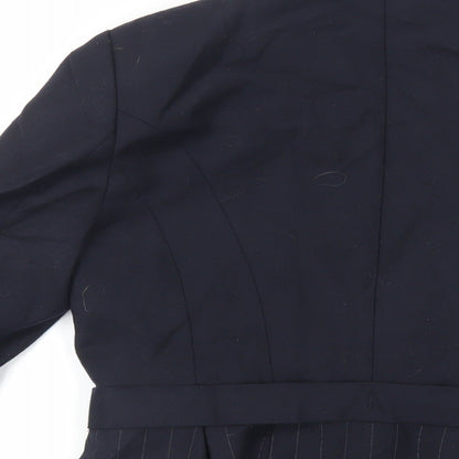 N.W.3 Womens Blue Jacket Blazer Size 8 Button