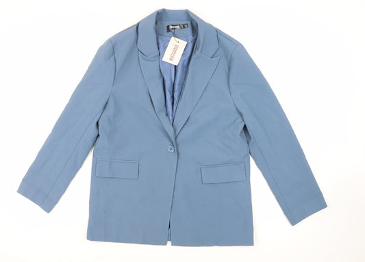 Womens UK Size 6 Missguided Blue Jacket