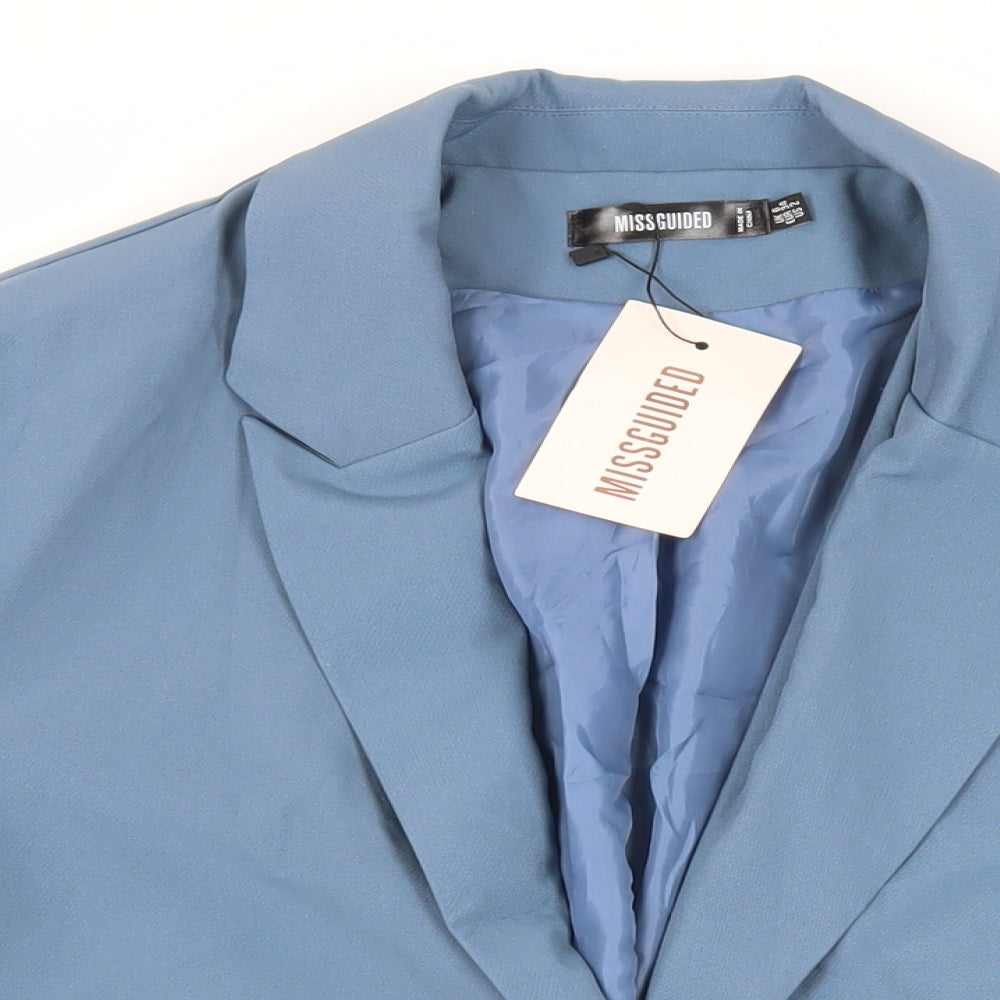 Womens UK Size 6 Missguided Blue Jacket