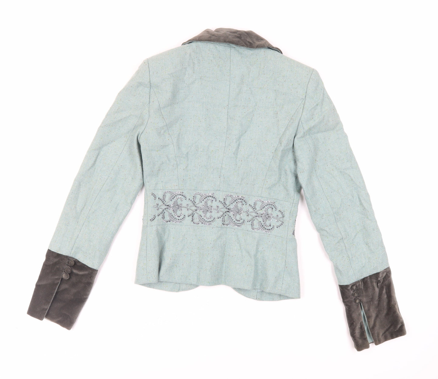 Womens UK Size XS VILA Green Jacket