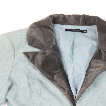 Womens UK Size XS VILA Green Jacket