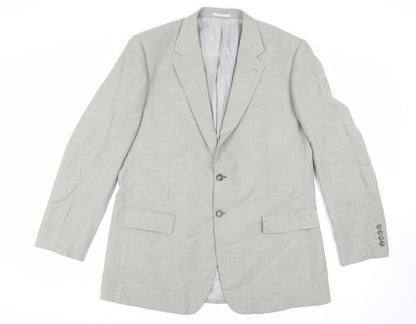 Mens UK Size 44 Brook Taverner Regular Green Suit Jacket