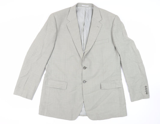 Mens UK Size 44 Brook Taverner Regular Green Suit Jacket