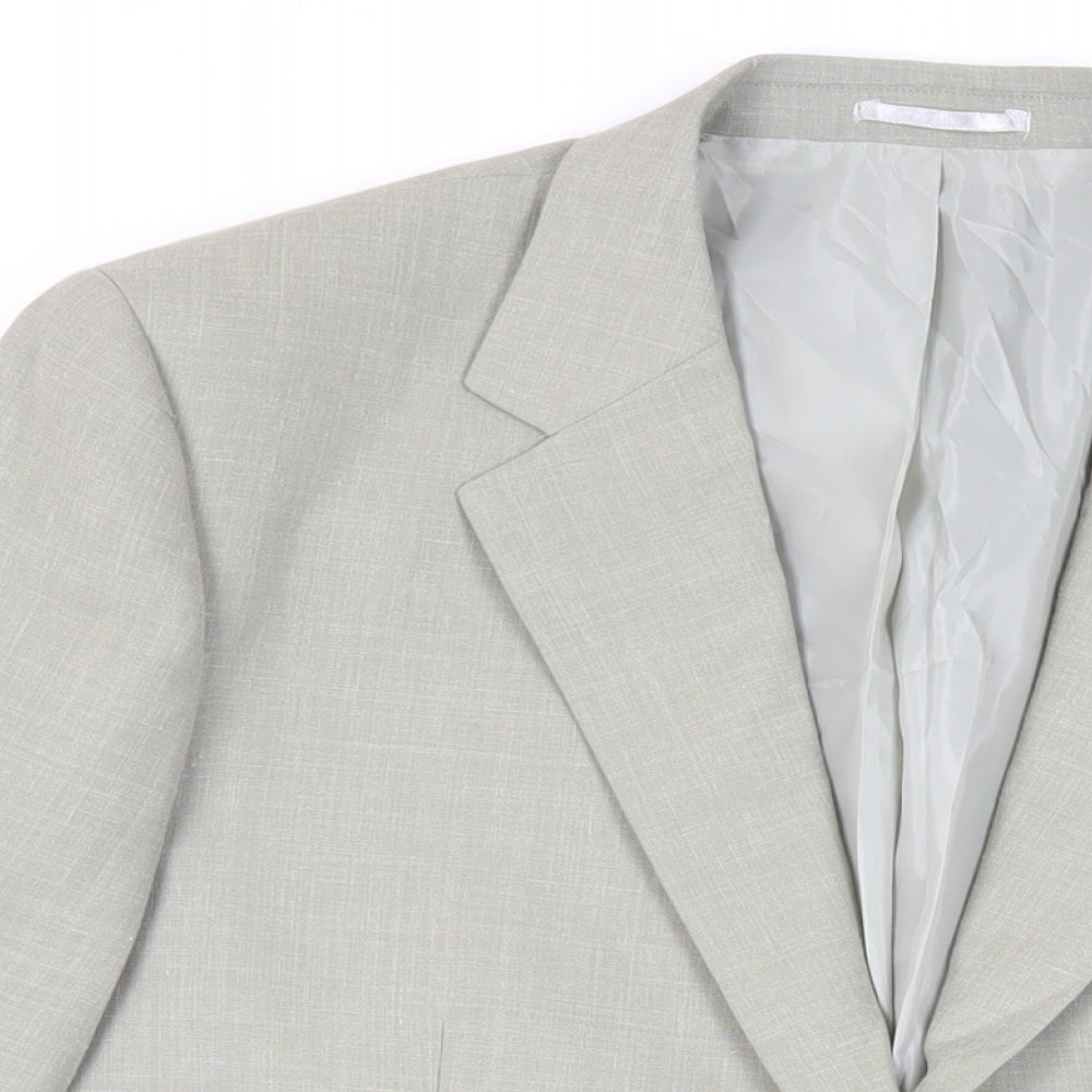 Mens UK Size 44 Brook Taverner Regular Green Suit Jacket