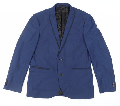 Mens UK Size 42 NEXT Regular Blue Suit Jacket