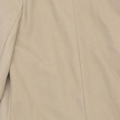 Womens UK Size 10 Marks and Spencer Beige Overcoat