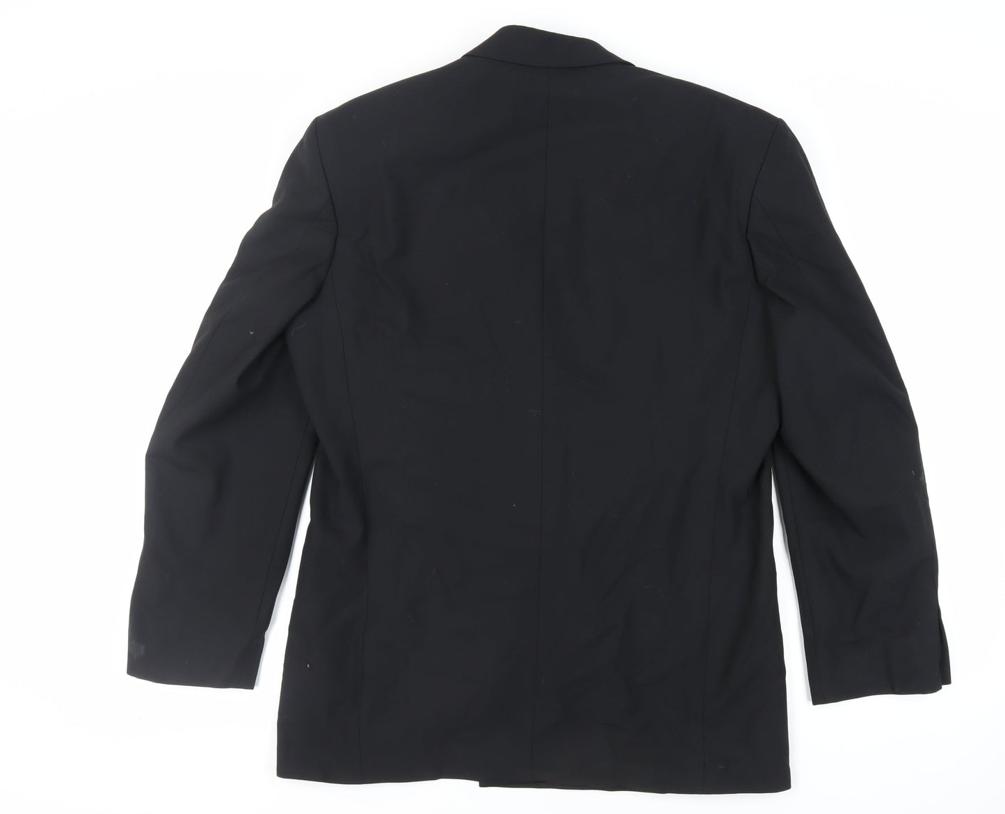 Mens UK Size 40 Marks and Spencer Regular Black Suit Tuxedo