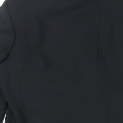 Mens UK Size 40 Marks and Spencer Regular Black Suit Tuxedo