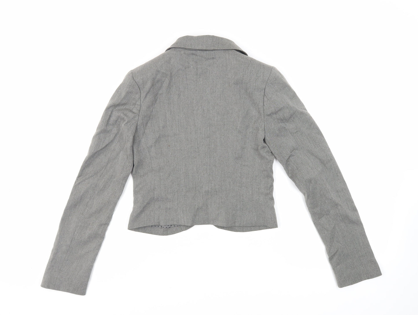 Divided by H&M Womens Grey Jacket Blazer Size 6 Button