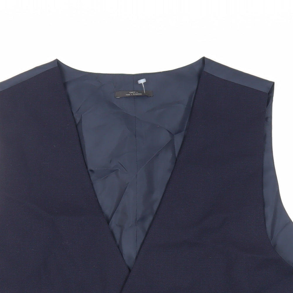 Mens UK Size 46 Marks and Spencer Regular Blue Suit Jacket