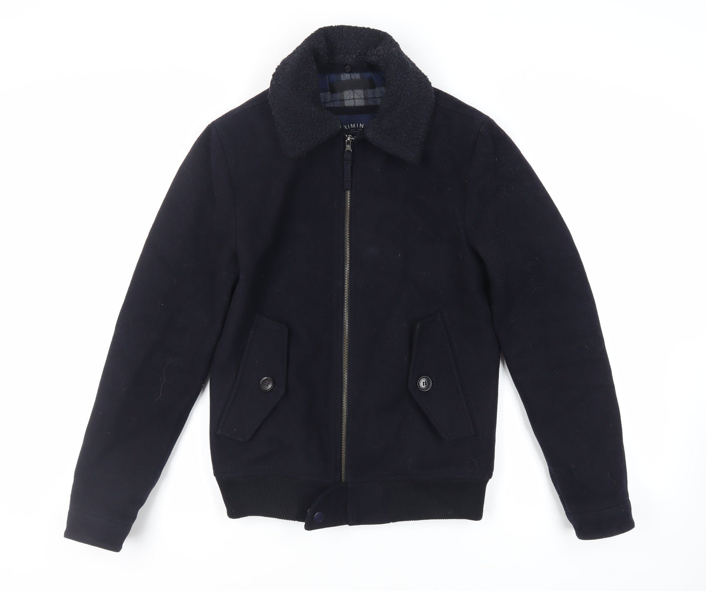 Mens UK Size S Criminal Blue Jacket