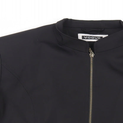 Womens UK Size L Vogue Black Jacket