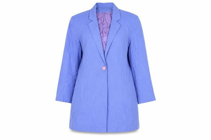 Womens UK Size 14 Principles Blue Overcoat