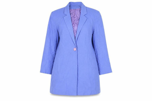Womens UK Size 14 Principles Blue Overcoat