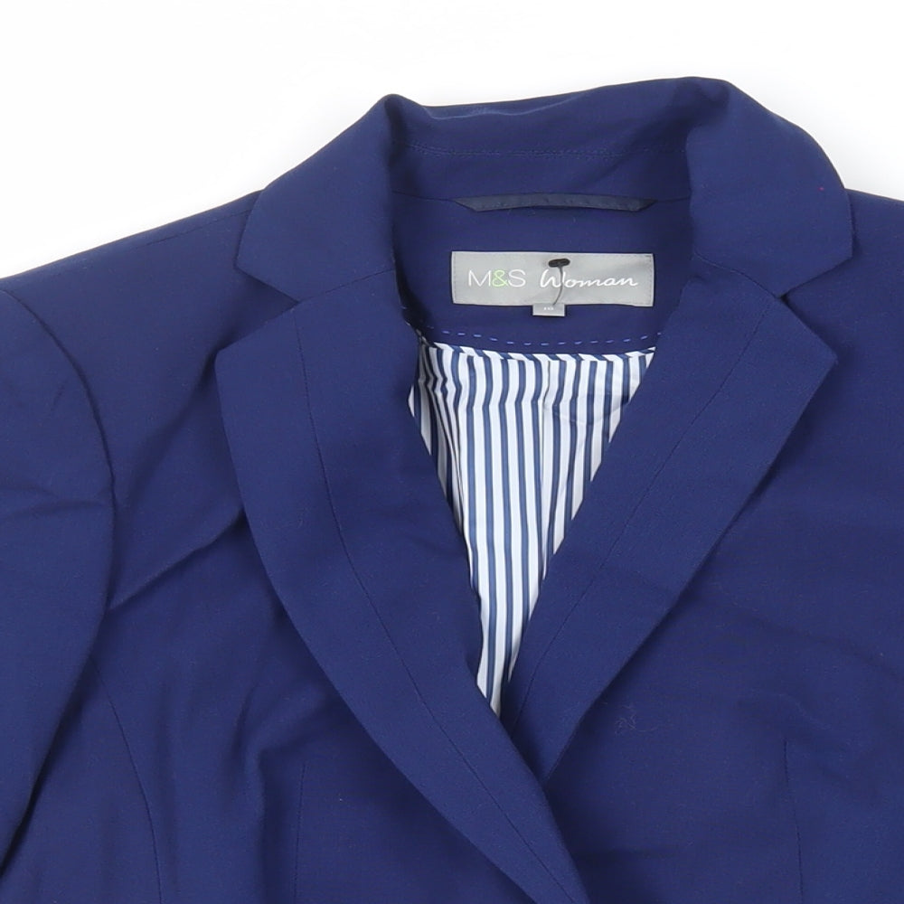 Womens UK Size 10 Marks and Spencer Blue Jacket