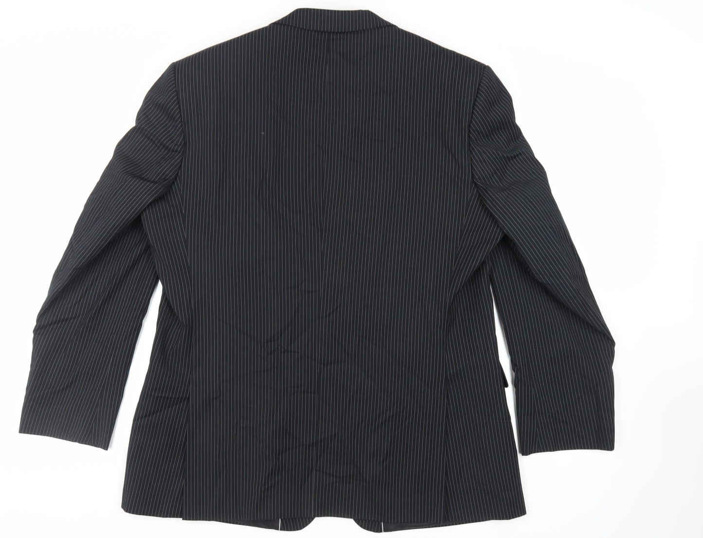 Mens UK Size 46 Burton Regular Black Suit Jacket