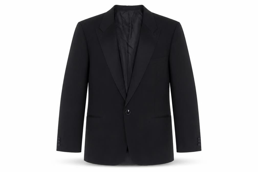 Mens UK Size 46 Chatsworth Regular Black Suit Tuxedo