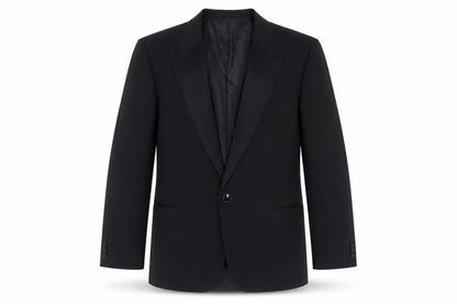 Mens UK Size 46 Chatsworth Regular Black Suit Tuxedo