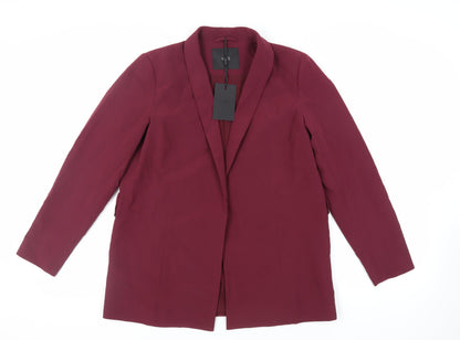 Y.A.S Womens Purple Jacket Blazer Size L Snap