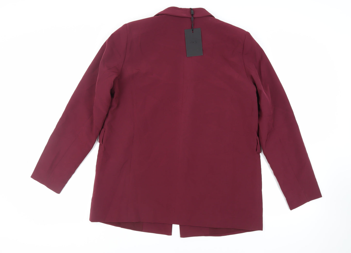 Y.A.S Womens Purple Jacket Blazer Size L Snap