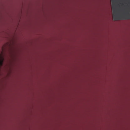 Y.A.S Womens Purple Jacket Blazer Size L Snap
