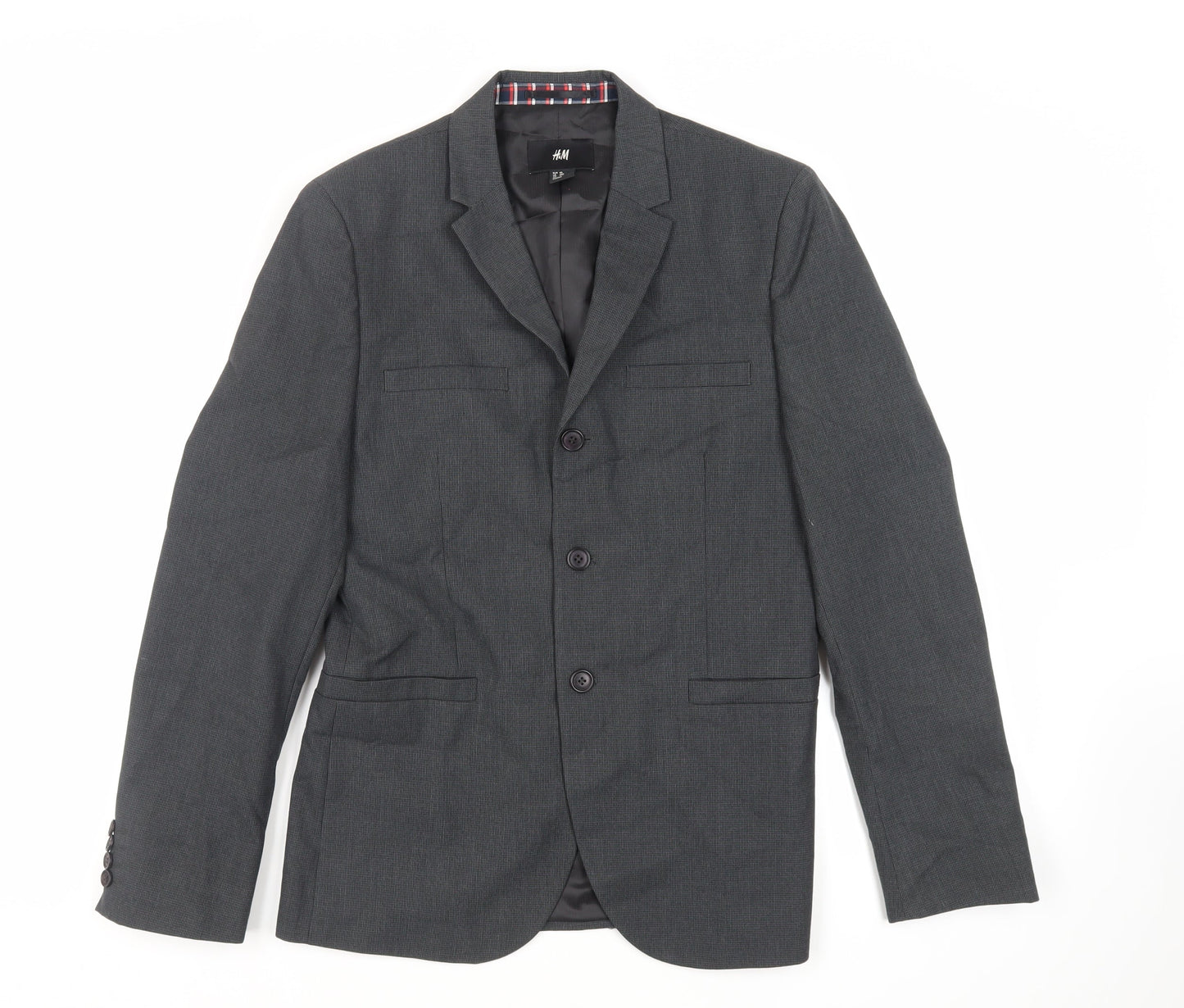 Mens UK Size 38 H&M Regular Grey Suit Jacket