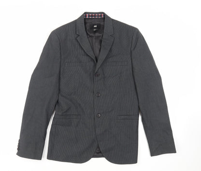 Mens UK Size 38 H&M Regular Grey Suit Jacket