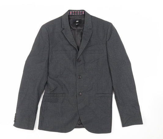 Mens UK Size 38 H&M Regular Grey Suit Jacket