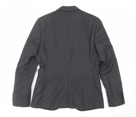 Mens UK Size 38 H&M Regular Grey Suit Jacket