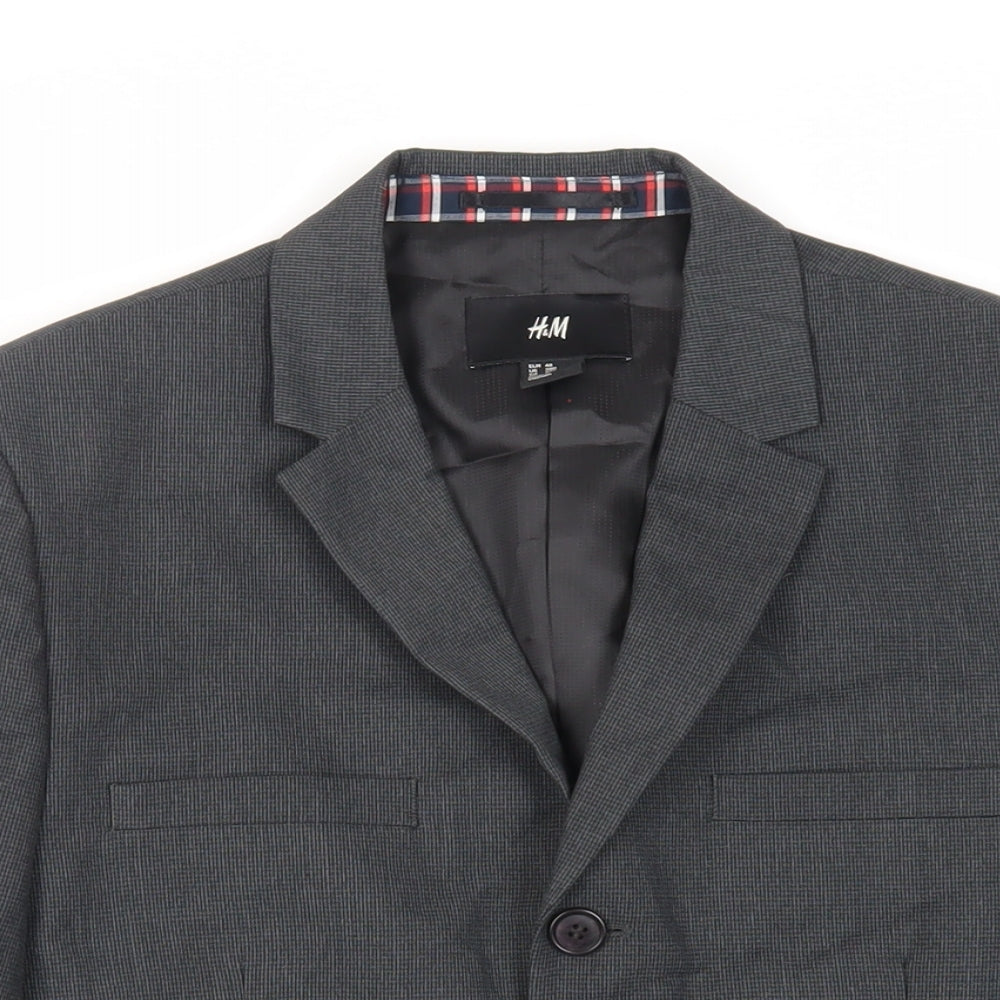 Mens UK Size 38 H&M Regular Grey Suit Jacket