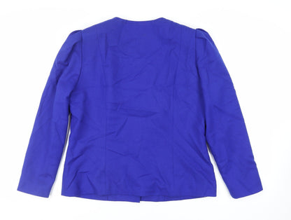 Peter Barron Womens Blue Jacket Blazer Size 18 Button - Vintage