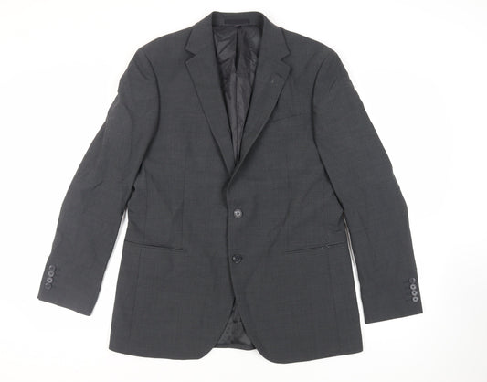 Mens UK Size 42 Marks and Spencer Regular Grey Suit Jacket