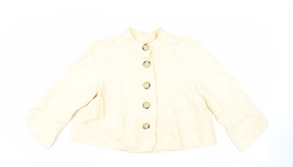 Womens UK Size 16 Marks and Spencer Yellow Jacket