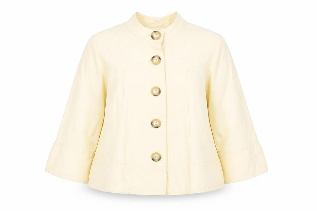 Marks & Spencer Womens Yellow Jacket Size 16 Button