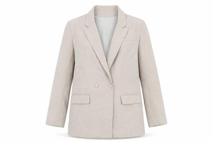 Missguided Womens Beige Jacket Blazer Size 10 Button