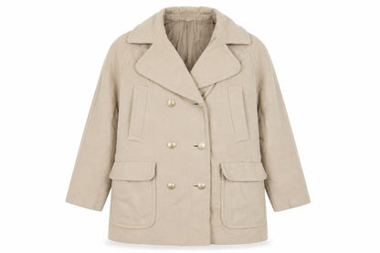 Womens UK Size 14 St Michael Beige Pea Coat