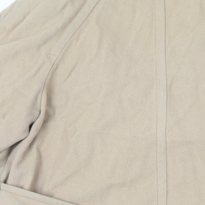 Womens UK Size 14 St Michael Beige Pea Coat