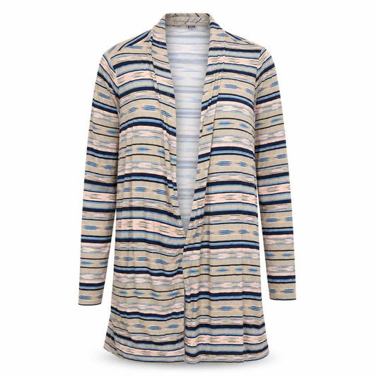 Womens UK Size M Lands' End Multicoloured Cardigan Jumper