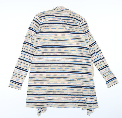 Womens UK Size M Lands' End Multicoloured Cardigan Jumper