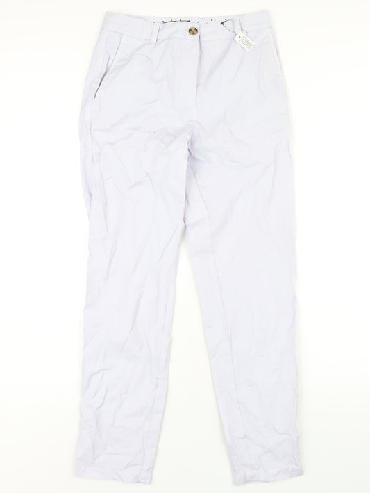 Womens UK Size 6 Marks and Spencer Regular Fit  Purple Trousers