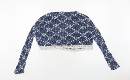 Womens UK Size M H&M Blue Pullover Jumper