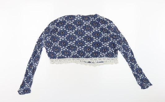 Womens UK Size M H&M Blue Pullover Jumper