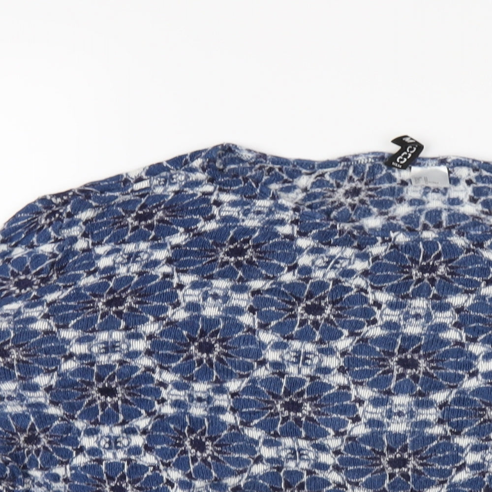 Womens UK Size M H&M Blue Pullover Jumper