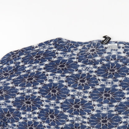 Womens UK Size M H&M Blue Pullover Jumper