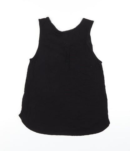 Womens UK Size S H&M Black Basic Tank