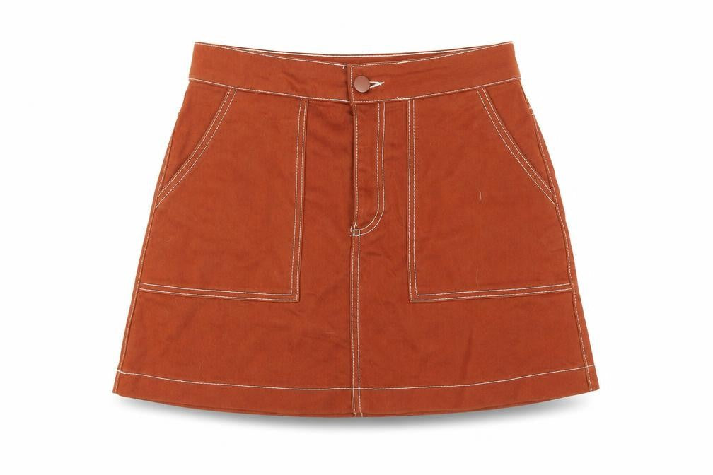 Womens UK Size M Zara A-Line Denim Skirt