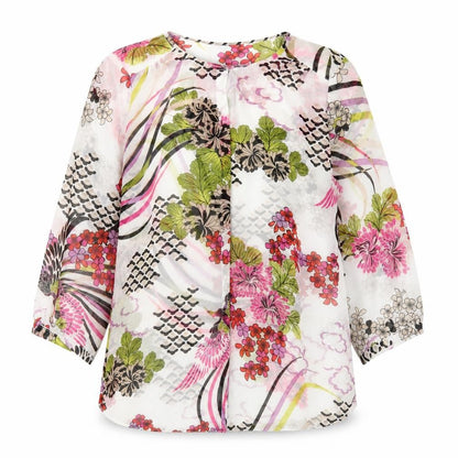 Wallis Womens Multicoloured Geometric Polyester Basic Blouse Size M Round Neck
