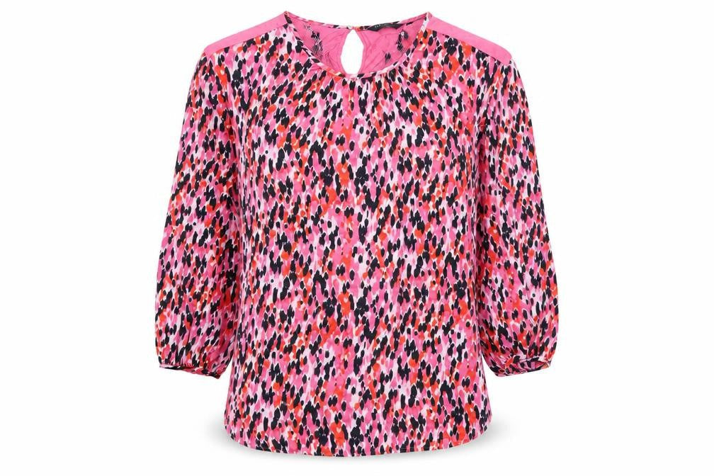 Womens UK Size 12 Marks and Spencer Pink Basic T-Shirt